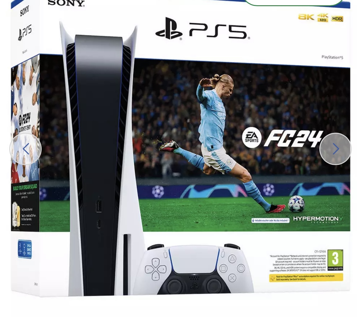 PlayStation 5 Disc edition EA Sports FC24 Bundle - Image 3