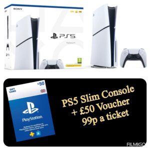 PlayStation 5 Slim Disc Edition Console plus £50 PlayStation Store Voucher