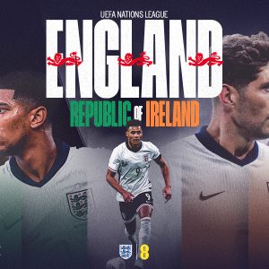 2 x Tickets England v Rep of Ireland at Wembley