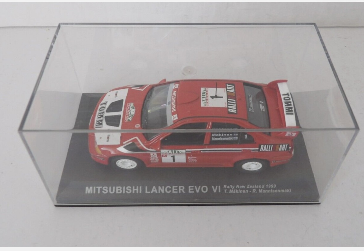 ALTAYA MITSUBISHI LANCER EVO VI RALLY NEW ZEALAND 1999 MINT BOXED 1:43 - Image 6