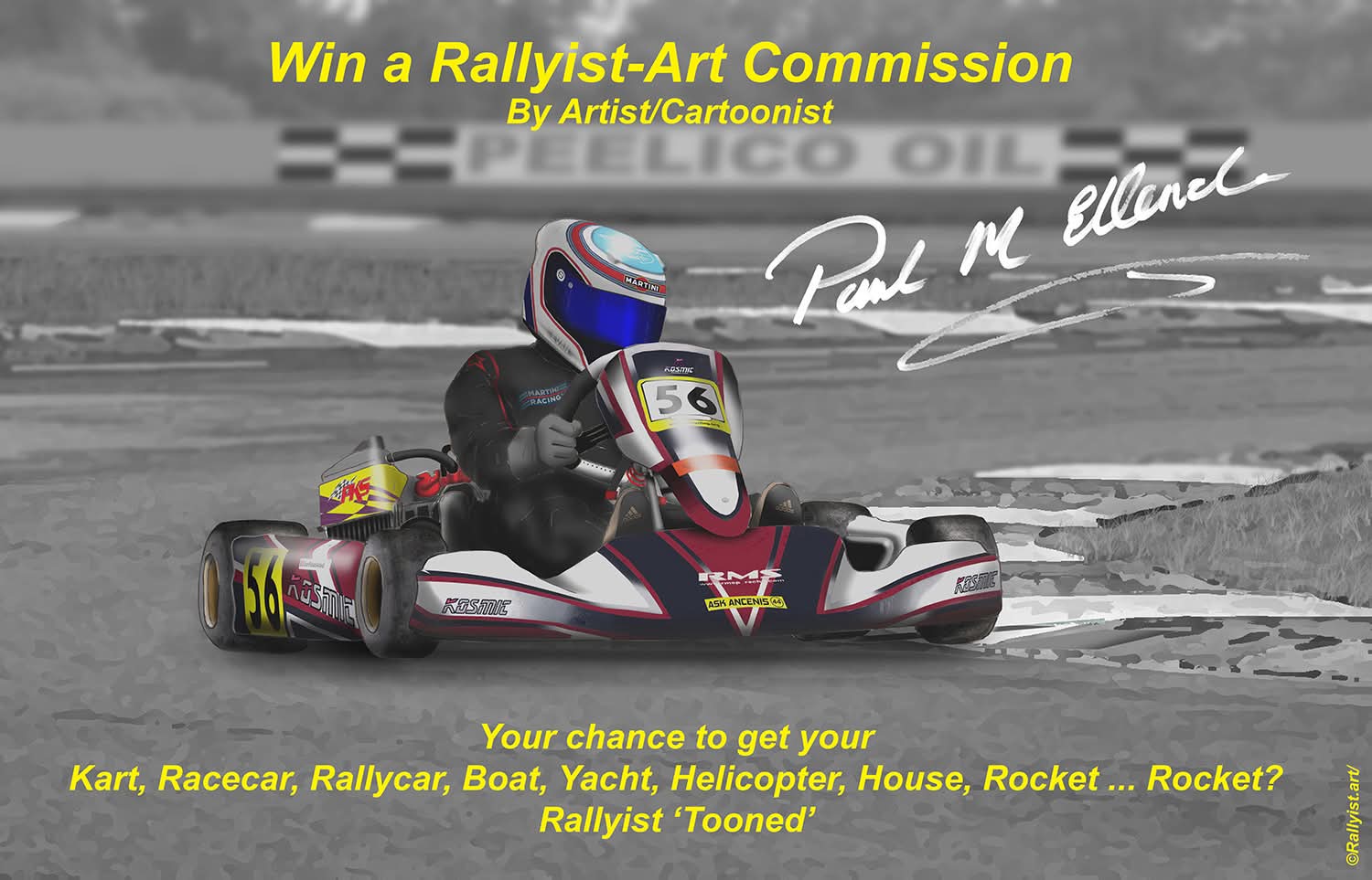 🎨 Win a Custom Rallyist Art ‘Tooned’ Illustration! 🎨 - Image 8