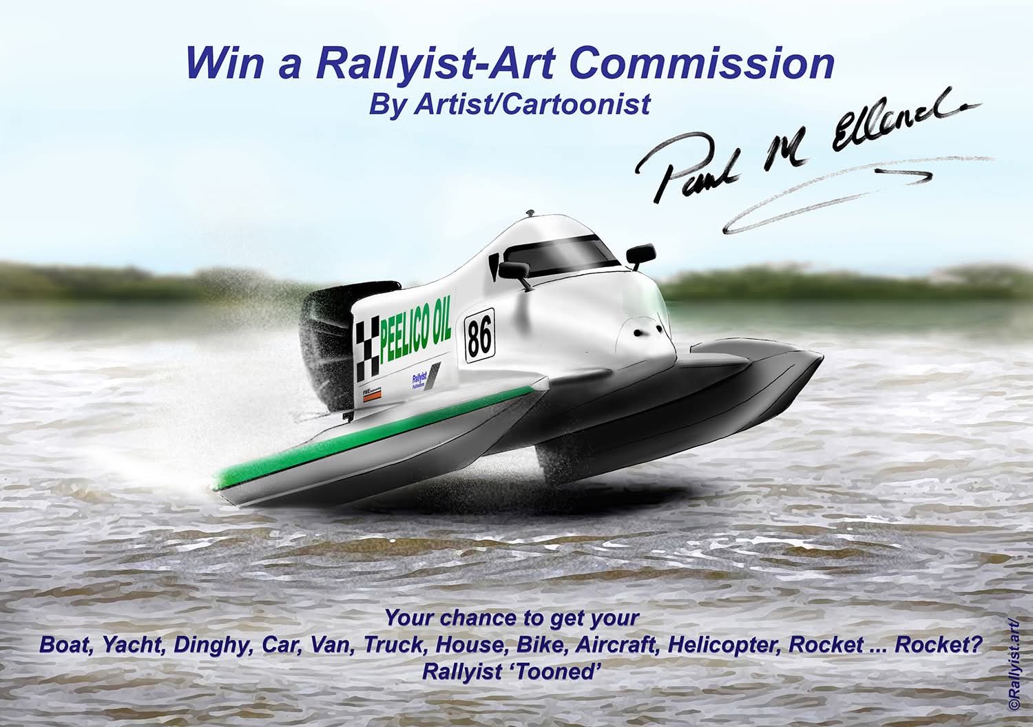 🎨 Win a Custom Rallyist Art ‘Tooned’ Illustration! 🎨 - Image 7