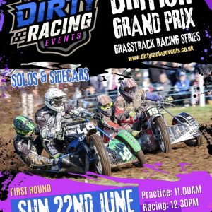 Two chances to Win 5x Event tickets plus 2x car camping vouchers to the first round of the British Grasstrack Series