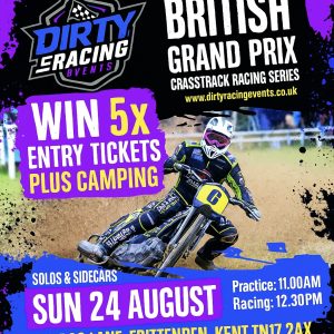 Win 5x Event tickets plus Camping to the British Grasstrack Series on Aug 24th 🏁